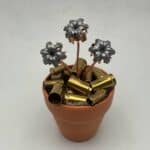 Bullet Impact Flower Pot Arrangement