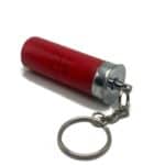 Red Shotgun Shell Keychain