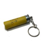 Yellow Shotgun Shell Keychain