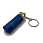 Blue Shotgun Shell Keychain