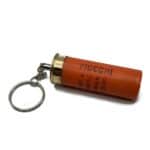Orange Shotgun Shell Keychain