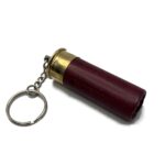 Maroon Shotgun Shell Keychain