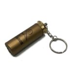 Gold Shotgun Shell Keychain