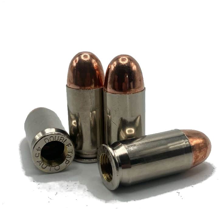 Bullet Valve Stem Caps 45 ACP Nickel