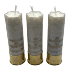 White Shotgun Shell Candles