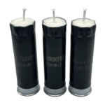 Black Shotgun Shell Candles