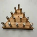 Wholesale: Bullet Casing Triangle Peg Game