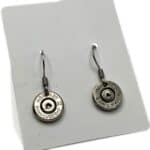 9mm Bullet Casing Dangle Earrings