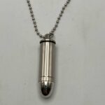 Wholesale: Silver Bullet .45 Colt Necklace / Keychain (Real Silver)