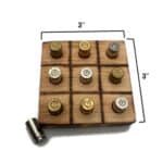 Tic Tac Toe Bullet Casing Game