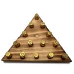 9mm Casing Triangle Peg Game