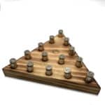 9mm Casing Triangle Peg Game