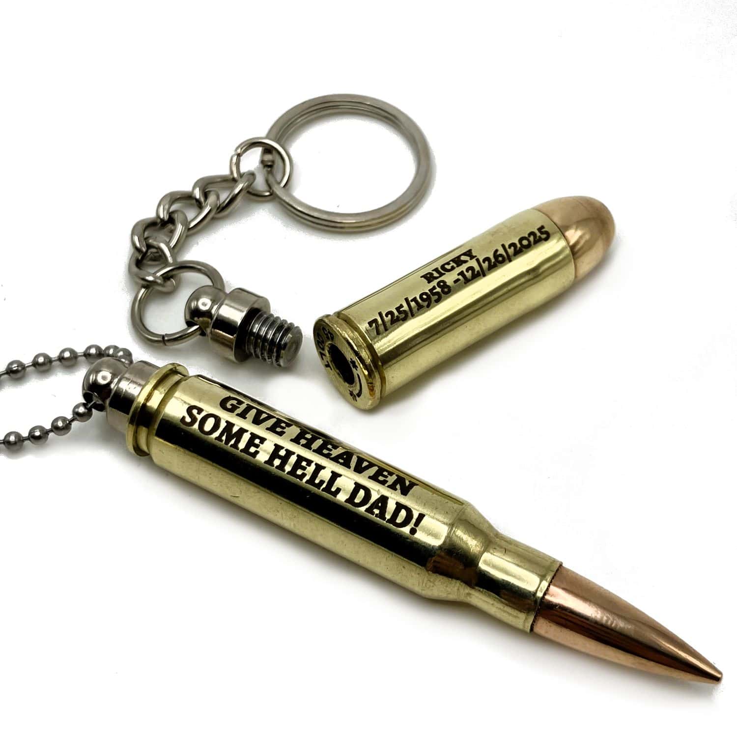 Bullet Cremation Urn Jewelry