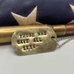 50BMG Casing Dog Tag Necklace