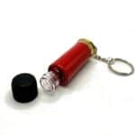 12 Gauge Red Shotgun Shell Capsule Keychain
