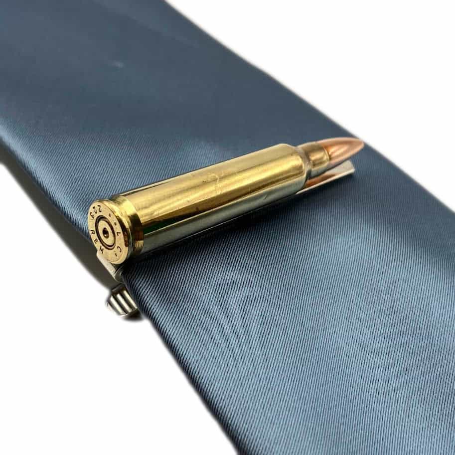 Bullet Tie Clip 223 Brass