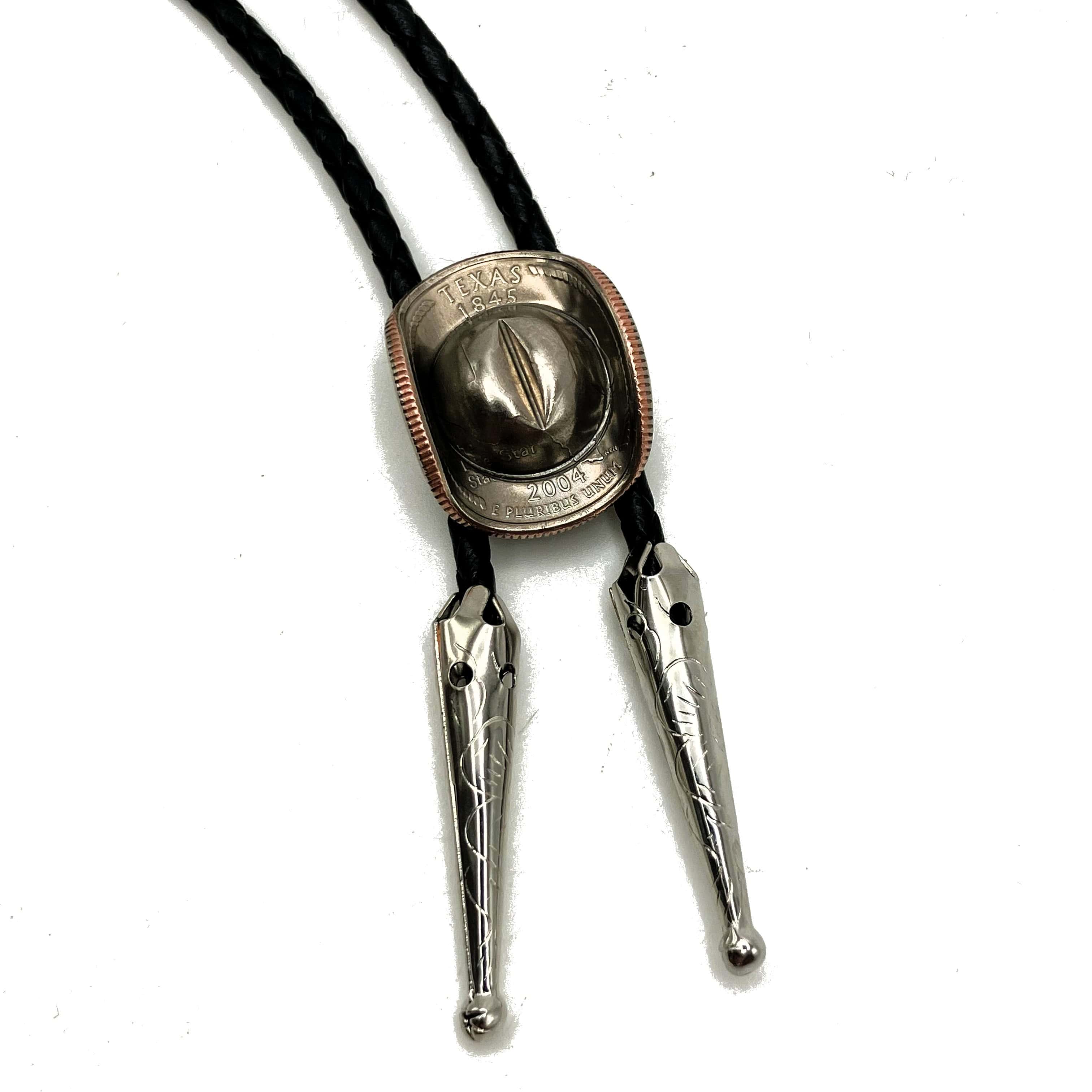 Cowboy Hat Quarter Bolo Tie