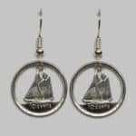 Canadian Dime Cut Coin Earrings