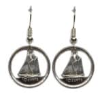 Canadian Dime Cut Coin Earrings