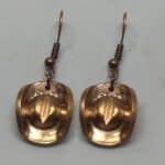 Wholesale: Cowboy Hat Wheat Penny Earrings