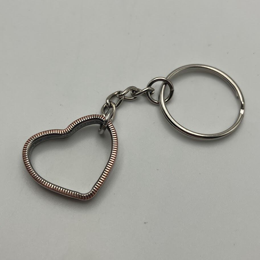 Heart Coin Keychain