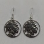 Wholesale: Indian Head Cut Coin Earrings