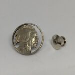 Wholesale: Indian Head Nickel Cut Coin Tie-tack / Lapel Pin