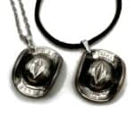 Quarter Cowboy Hat Coin Pendant