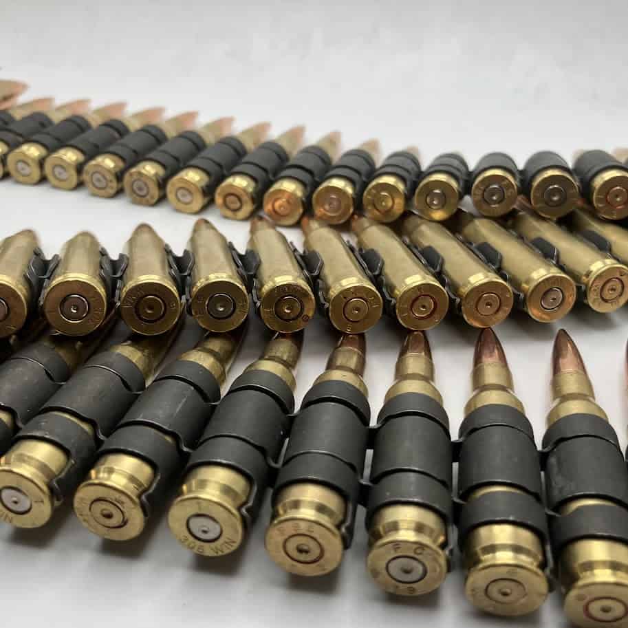 30 Caliber Machine Gun Belt