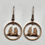 Wholesale: Penguin Cut Coin Earrings