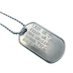 Single Dog Tag