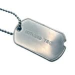 Military Notched Dog Tags