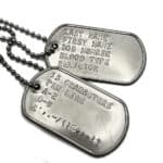 Military Dog Tags (Standard Issue)