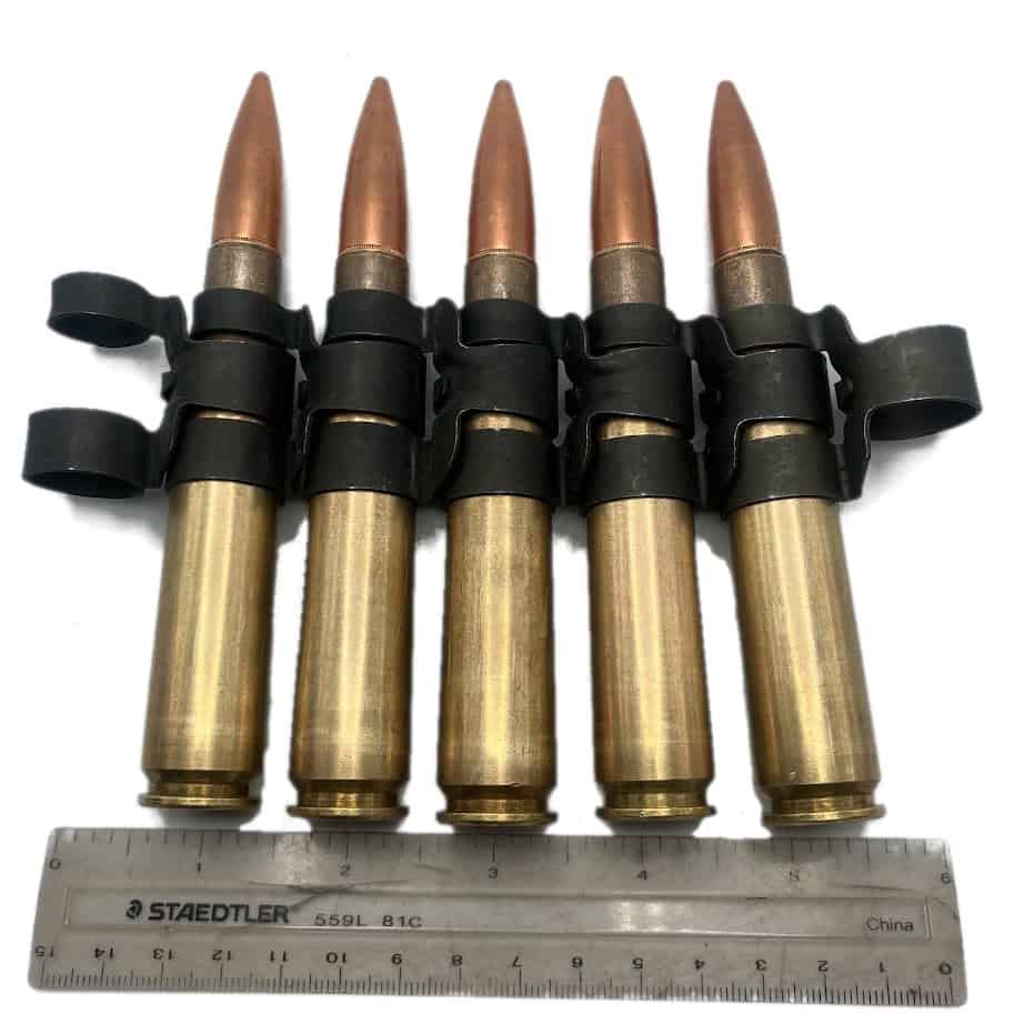 50 BMG Linked Belt Dummy Rounds