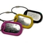 Embossed Travel Luggage Tags