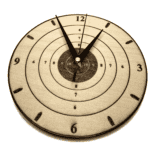 Wood Target Shooting Clock