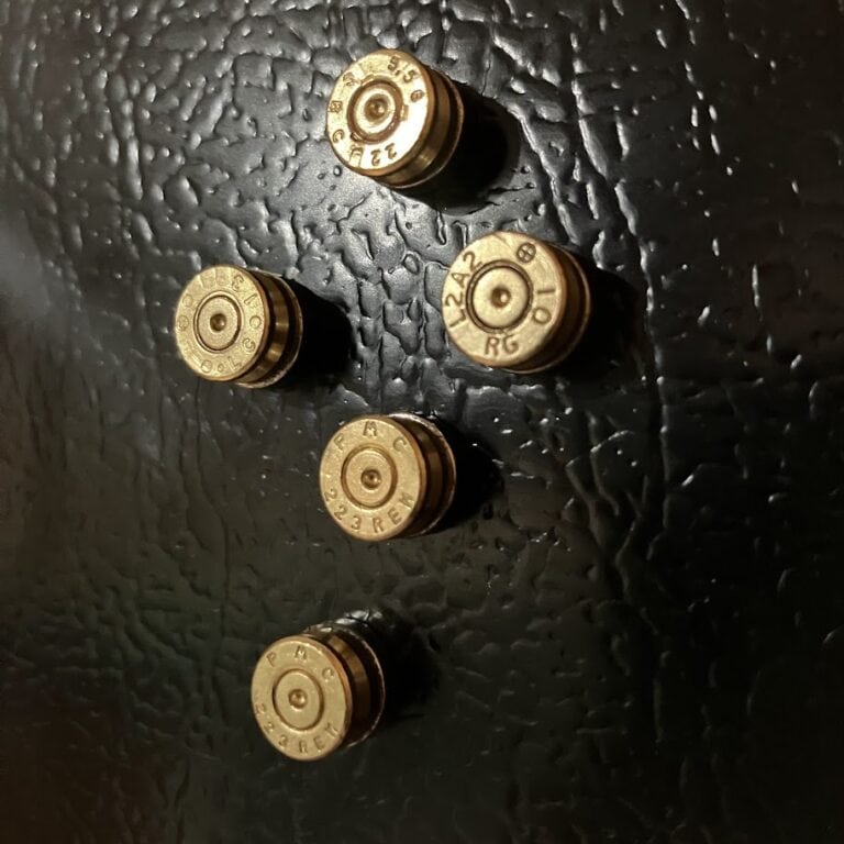 Small Bullet Casing Magnets | 2nd Shot Round | Bullet Themed Gifts