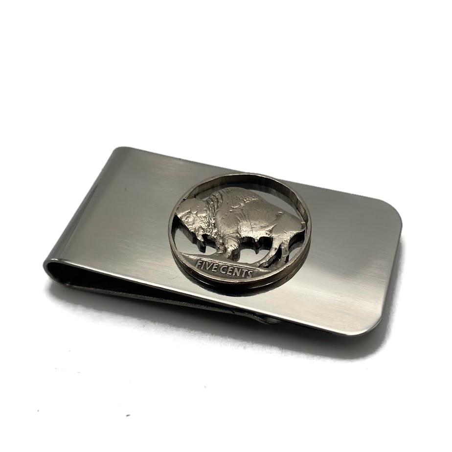 Buffalo Nickel Money Clip