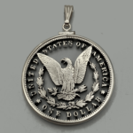 Morgan Silver Dollar Cut Coin Pendant