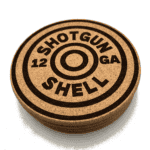 Shotgun Shell Cork Coaster Set