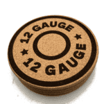 Shotgun Shell Cork Coaster Set