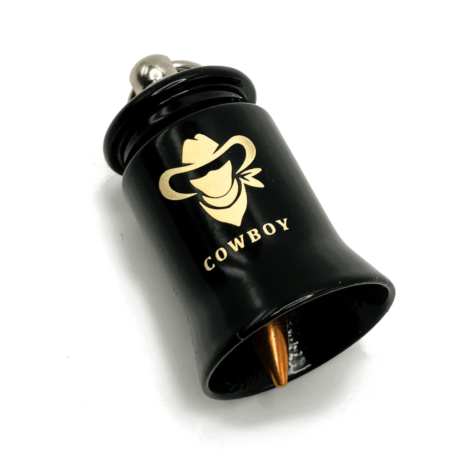 Black 50 BMG Bullet Casing Bell Engraved
