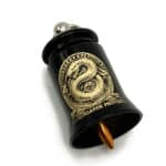 Black 50 BMG Bullet Casing Bell Engraved