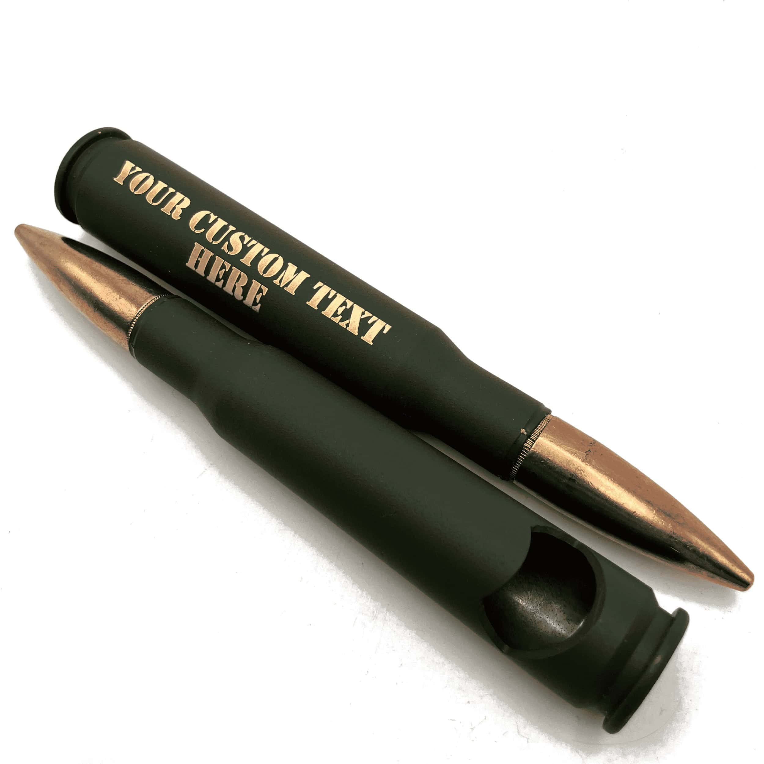 50 BMG Army Green Bullet Bottle Opener