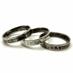 Silver Quarter Coin Ring