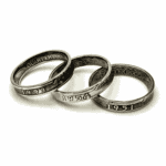 Silver Quarter Coin Ring