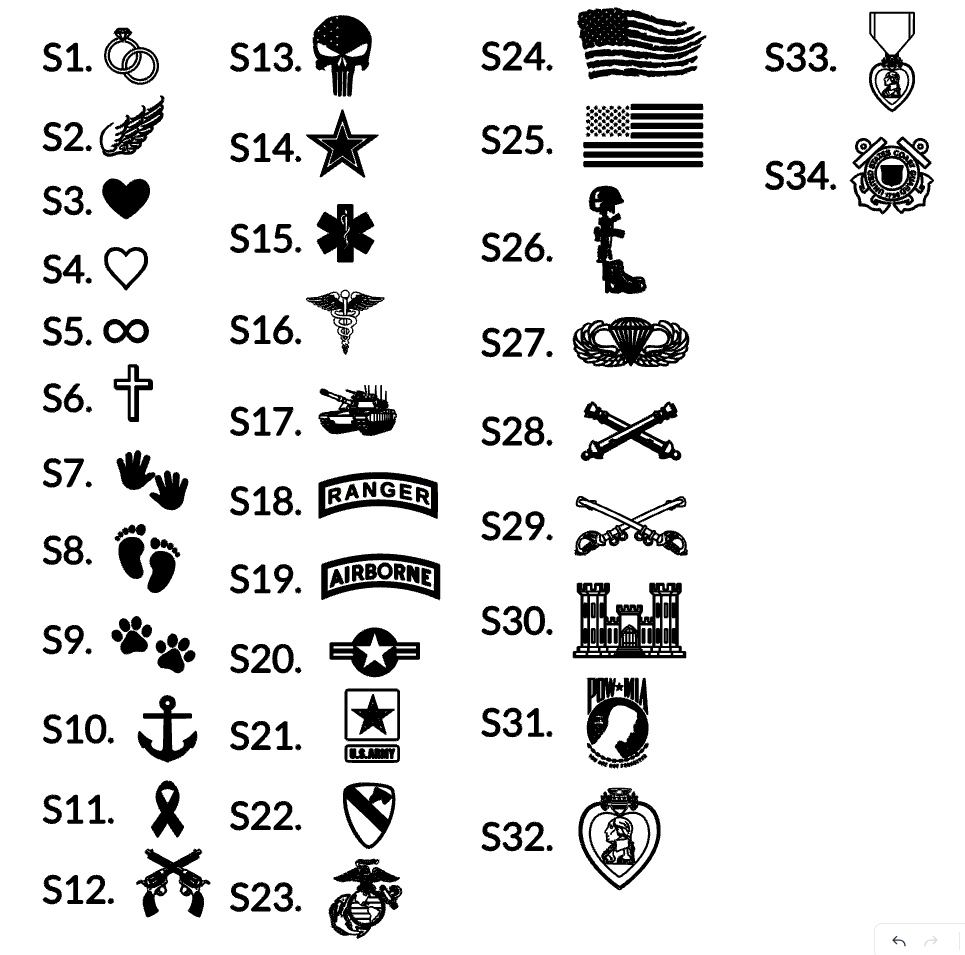 Customized Symbol Options